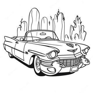 Classic Cadillac Convertible Coloring Page 20794-16906