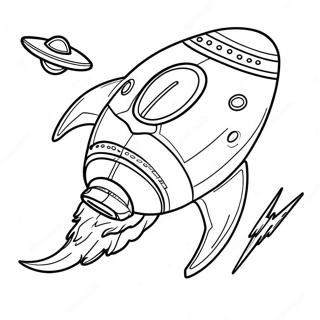 Spaceship Coloring Pages