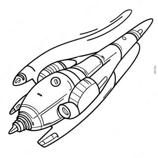 Spaceship Coloring Page 20823-16911