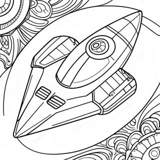 Spaceship Coloring Page 20823-16912