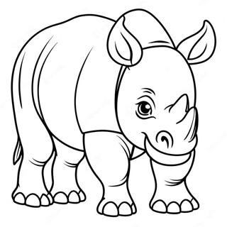 Rhino Coloring Page 20833-16918