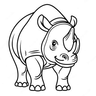 Rhino Coloring Page 20833-16919