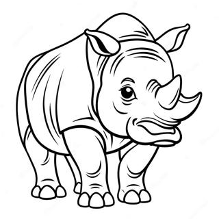 Rhino Coloring Page 20833-16920