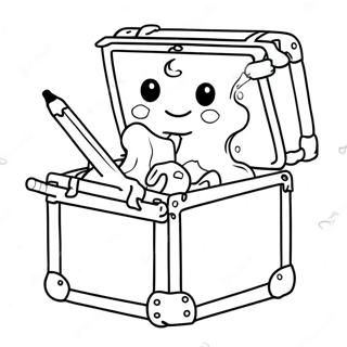 Funny Sticky Lankybox Adventure Coloring Page 20864-16942