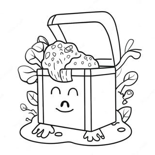 Funny Sticky Lankybox Adventure Coloring Page 20864-16944