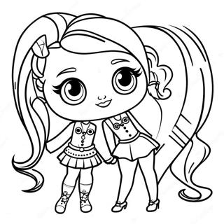 Fashion Bratz Coloring Pages