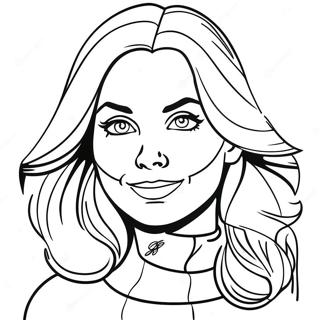 Gwen Stacy Coloring Page 20903-16974