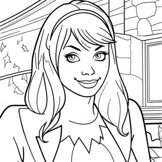 Gwen Stacy Coloring Page 20903-16975