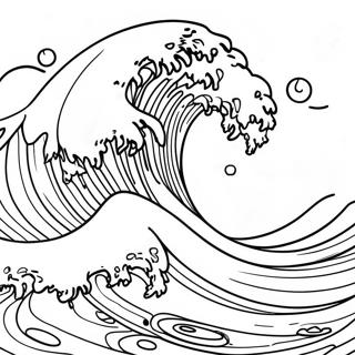 Tsunami Waves Coloring Page 20913-16979