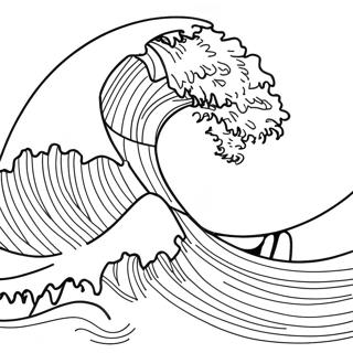 Powerful Tsunami Coloring Page 20914-16982