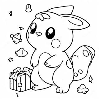 Christmas Pokemon Coloring Page 20933-16994