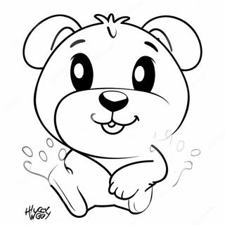 Huggy Wuggy Coloring Page 20953-17011