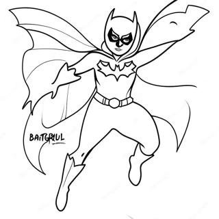 Batgirl Coloring Pages