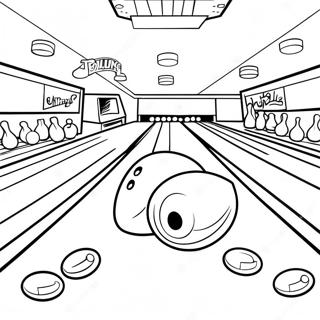 Bowling Coloring Pages