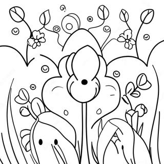 Spring Flowers Coloring Page 21004-17052