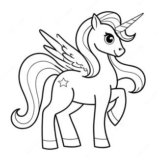 Alicorn Coloring Pages