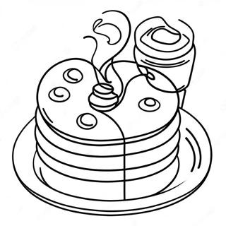 Ihop Pancakes Coloring Page 21023-17070