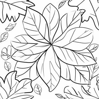 Fall Leaves Coloring Pages