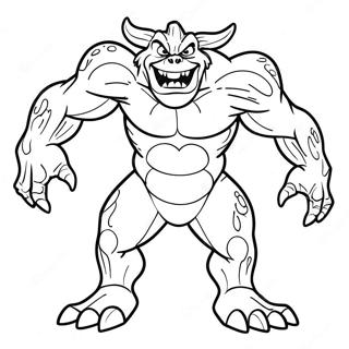 Monster For Adults Coloring Pages