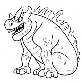 Monstrous Creature Coloring Page 21053-17088