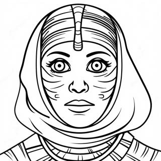 Mummy Coloring Pages