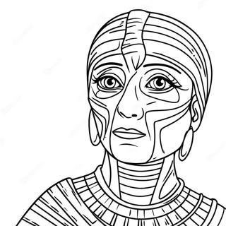 Mummy Coloring Page 21063-17098