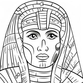 Mummy Coloring Page 21063-17100