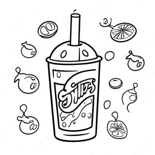 Sparkling Soda Coloring Page 21084-17117