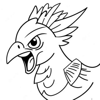 Phoenix Suns Mascot Coloring Page 21114-17139