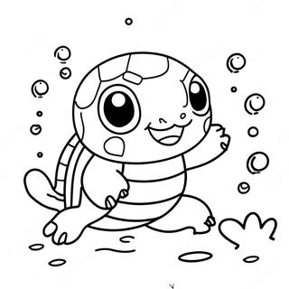 Squirtle Coloring Pages