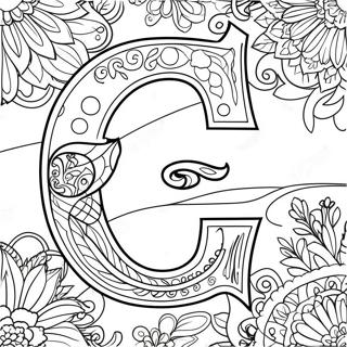 Letter G Coloring Page 2121-1803