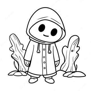 Little Nightmares Main Character Coloring Page 21283-17271