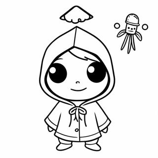 Little Nightmares Main Character Coloring Page 21283-17272