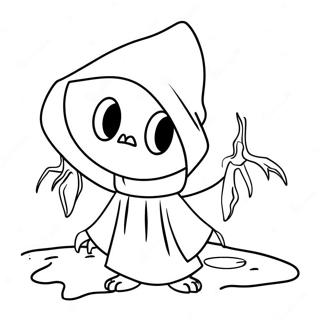 Creepy Little Nightmares Monster Coloring Page 21284-17274