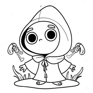 Creepy Little Nightmares Monster Coloring Page 21284-17275