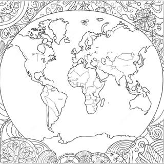 Geography Coloring Pages