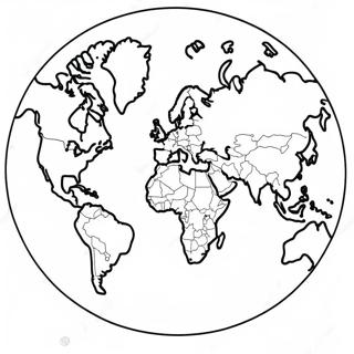 World Map Coloring Page 21304-17290