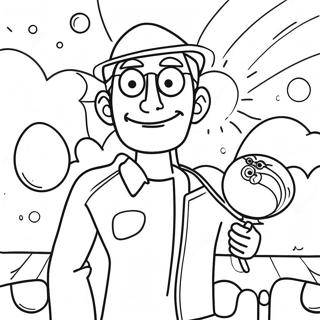 Wally Darling In A Colorful Adventure Coloring Page 21324-17309