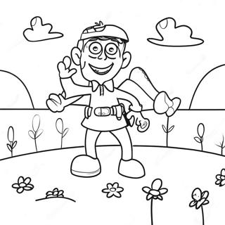 Wally Darling In A Colorful Adventure Coloring Page 21324-17312