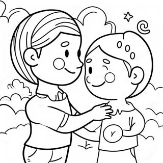 World Kindness Day Coloring Page 21353-17324