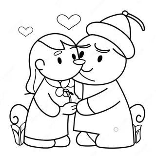 Heartwarming Kindness Acts Coloring Page 21354-17332