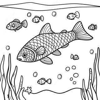 Salmon Coloring Pages