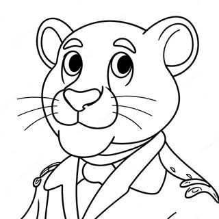 Pink Panther Coloring Pages