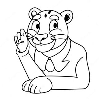 Pink Panther Coloring Page 21423-17380