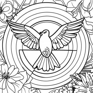 Hunger Games Logo Coloring Page 21443-17394