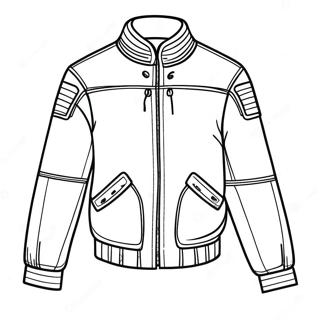 Cool Jacket Coloring Page 21454-17405