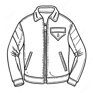 Cool Jacket Coloring Page 21454-17407