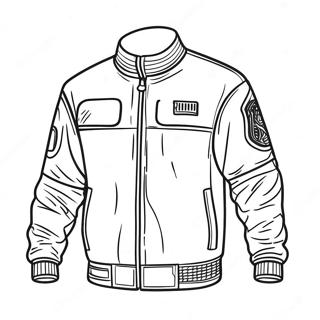 Cool Jacket Coloring Page 21454-17408