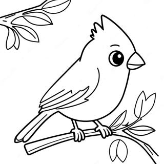 Cardinals Coloring Page 21463-17412