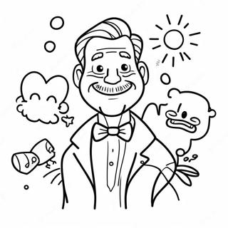 Funny Father S Day Card Coloring Page 21484-17425